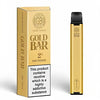 Gold Bar 600 Puff Disposable Vape Pod Device 20MG  20 Boxes  1 Carton 