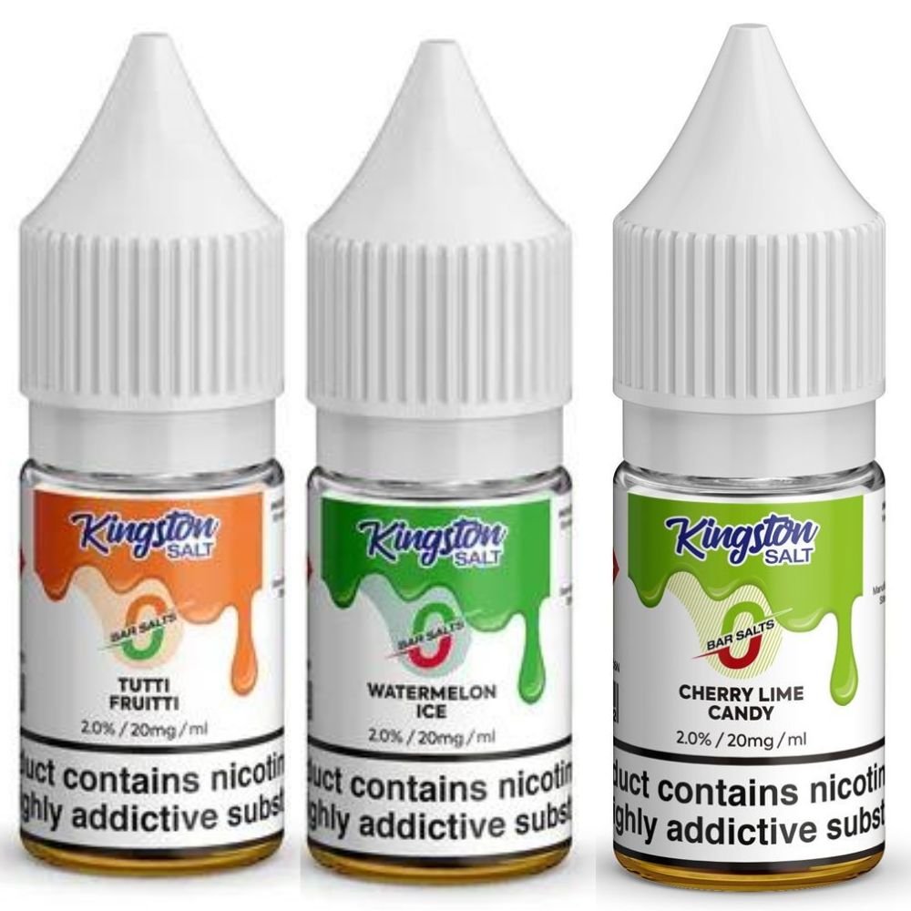 Kingston Bar Salts 10ml Nic Salt Pack of 10 Vapewholesalesupplier